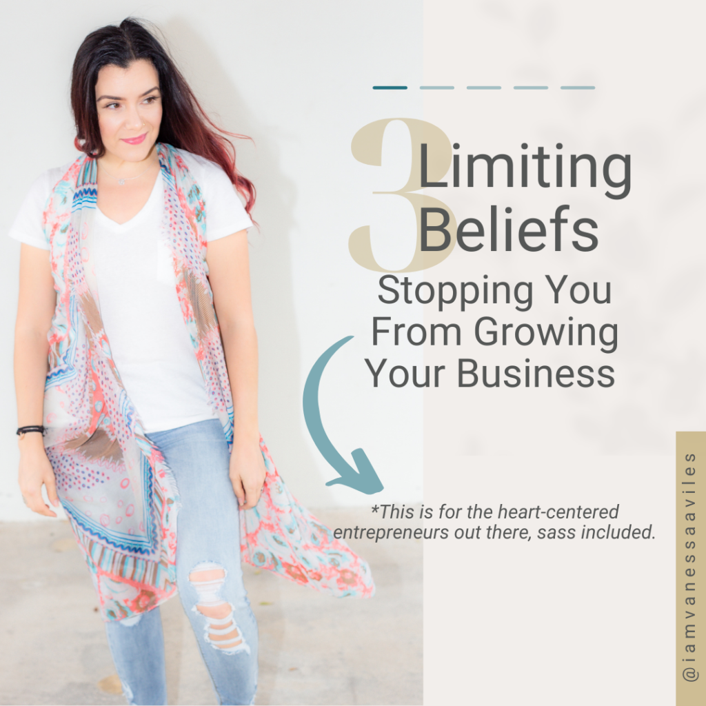 3 Limiting beliefs stopping you from growing your business